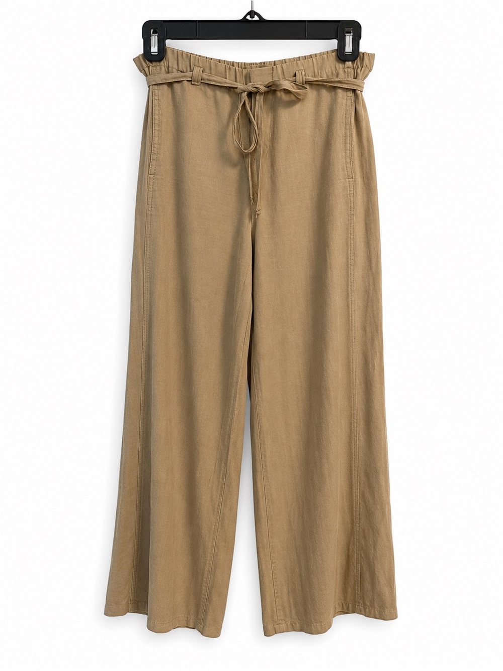 Vince low rise cotton drawstring pants khaki size 2